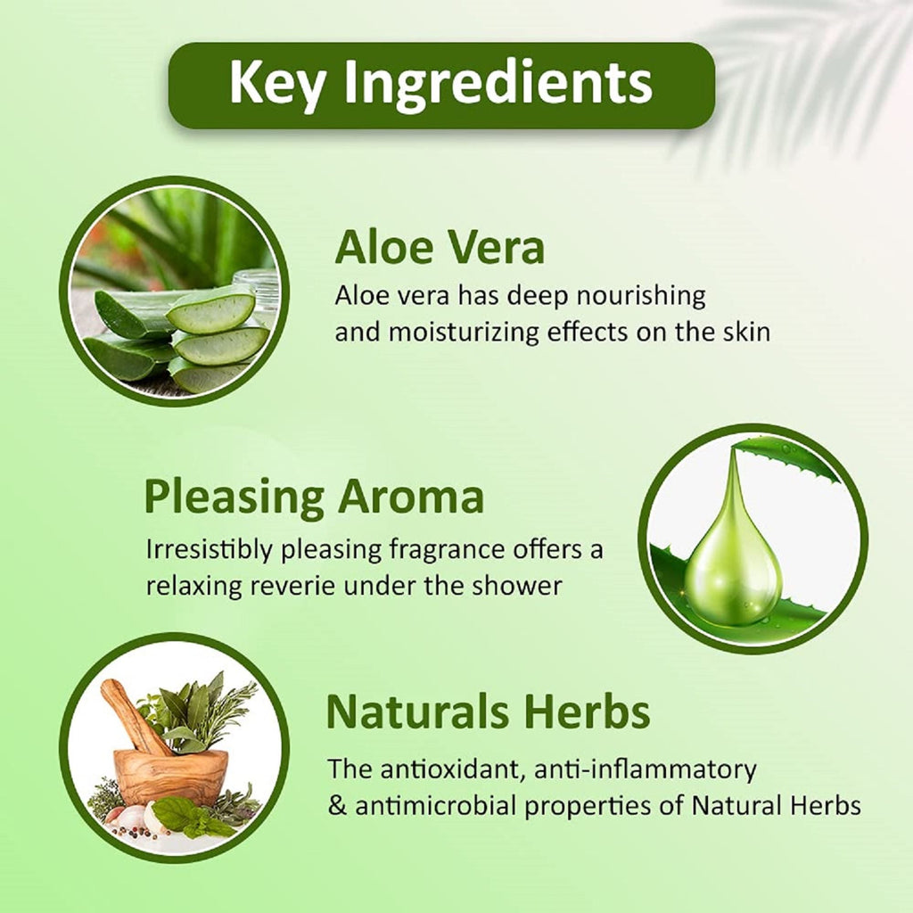 Omeo Aloe Vera Body Wash - Gentle Cleansing, Soft Nourshing Body Wash | Grocsy