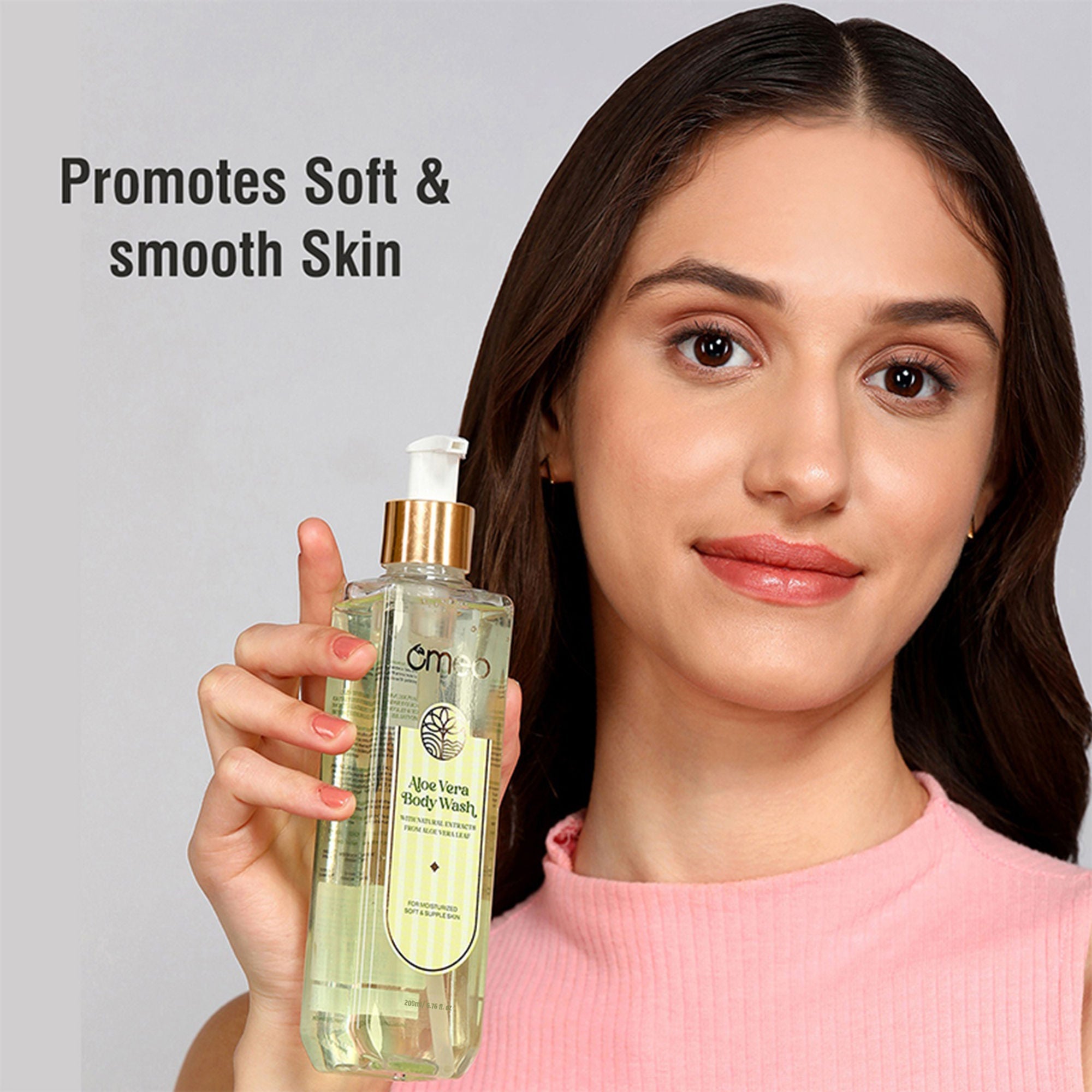 Omeo Aloe Vera Body Wash - Gentle Cleansing, Soft Nourshing Body Wash | Grocsy