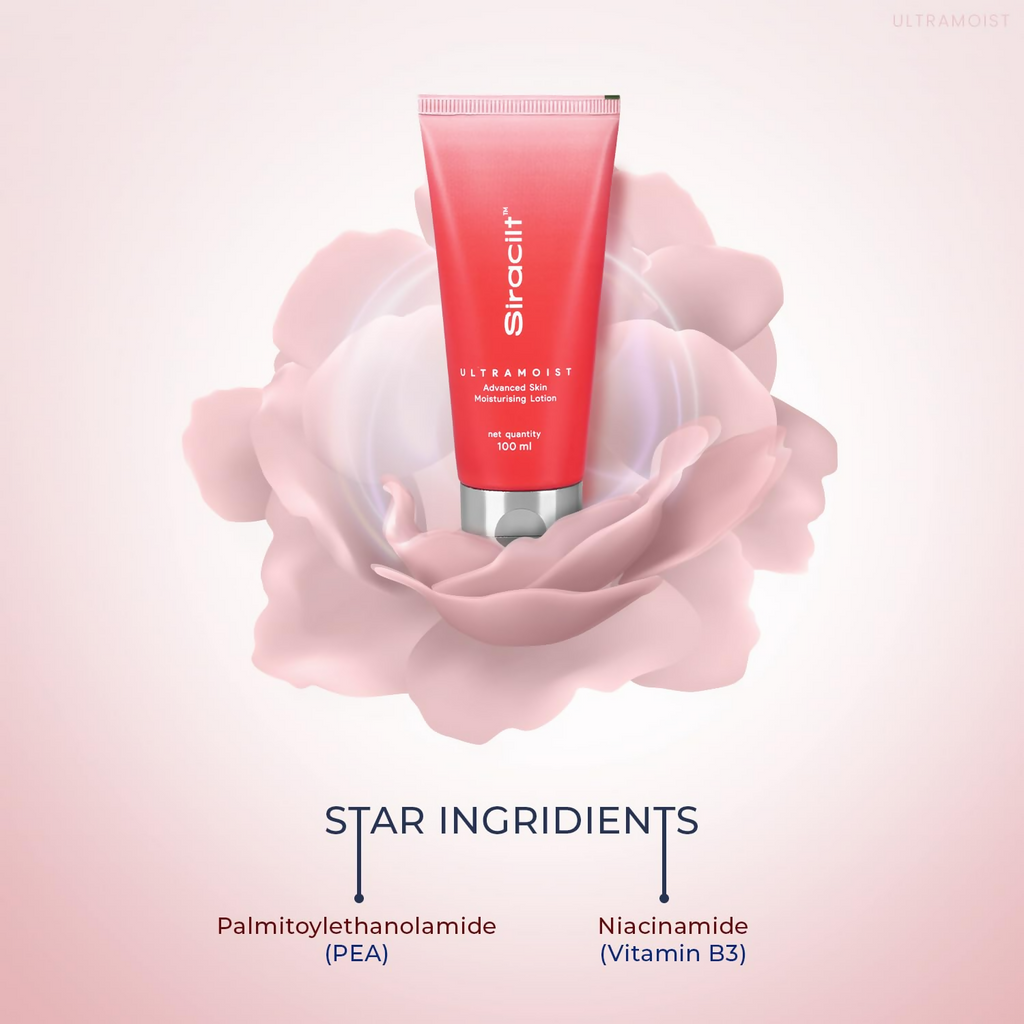 Siracilt-Ultramoist Lotion Advanced Skin Moisturiser With Pea And Niacinamide (Vitamin B3) | Grocsy