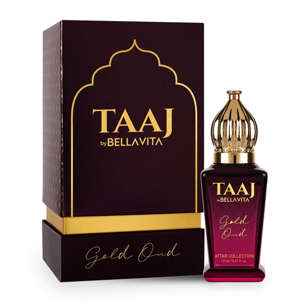 Taaj by Bella Vita Gold OUD Attar | Grocsy