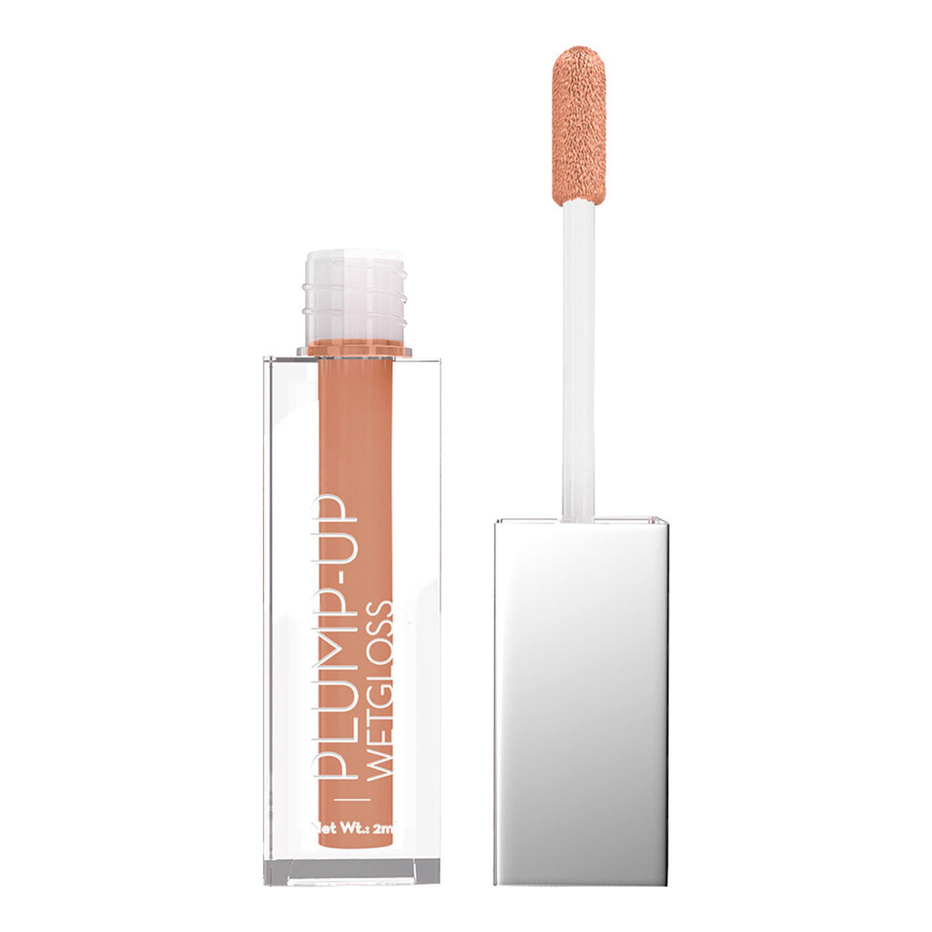 Swiss Beauty Plump Up Wet Lip Gloss For Glossy And Fuller Lips - 4 Browny Point | Grocsy