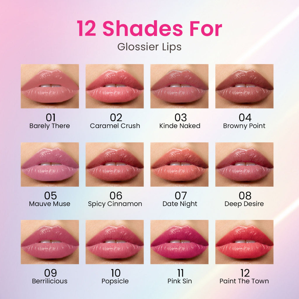 Swiss Beauty Plump Up Wet Lip Gloss For Glossy And Fuller Lips - 8 Deep Desire | Grocsy