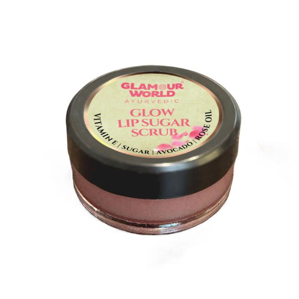 GLAMOUR WORLD AYURVEDIC Glow Lip Sugar Scrub | Grocsy