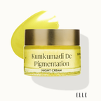 VedicDerm Kumkumadi De Pigmentation Night Cream with Saffron & Ceramides | Grocsy