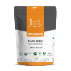 Just Jaivik Organic Flax Seeds | Grocsy