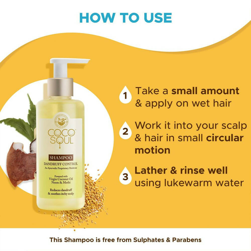 Coco Soul Dandruff Control Shampoo | Grocsy