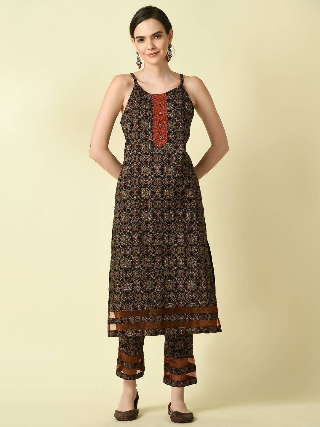 Myshka Women's Multi Straight Printed Kurta | Grocsy