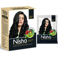 Nisha Henna Based Hair Colour for Women & Men Natural Black | Grocsy