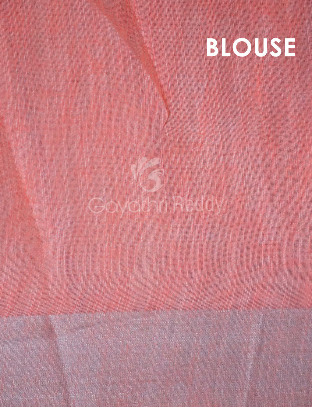 Pastel Peach Colour Floral Design Semi Chanderi Saree By Gayathri Reddy Designer Studio | Grocsy