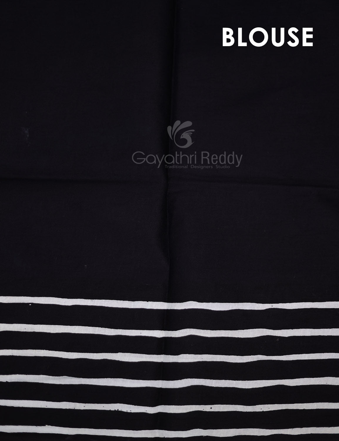 Cream And Black Colour Combo With Waves Print Pure Mulmul Cotton Saree By Gayathri Reddy Designer Studio | Grocsy