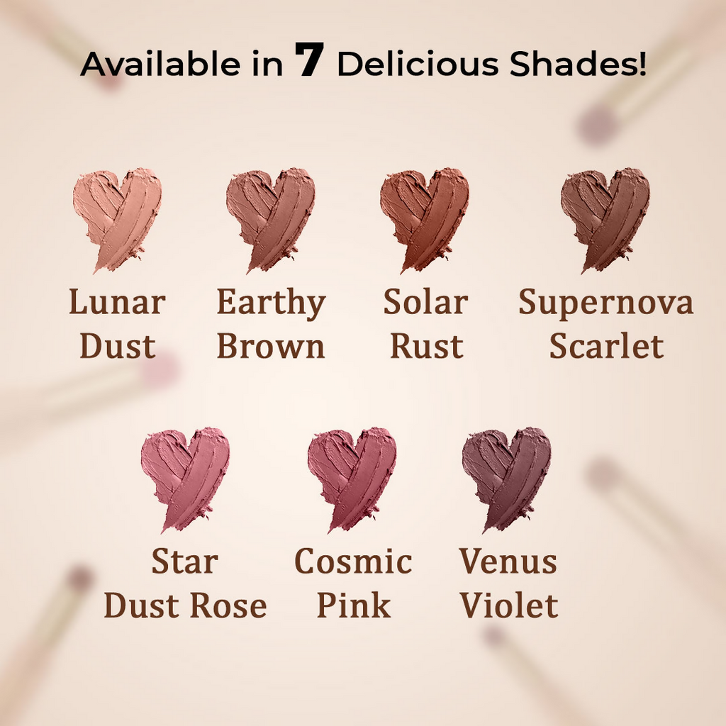 The Natural Wash Silky Matte Fusion Longstay Bullet Lipstick - Solar Rust | Grocsy