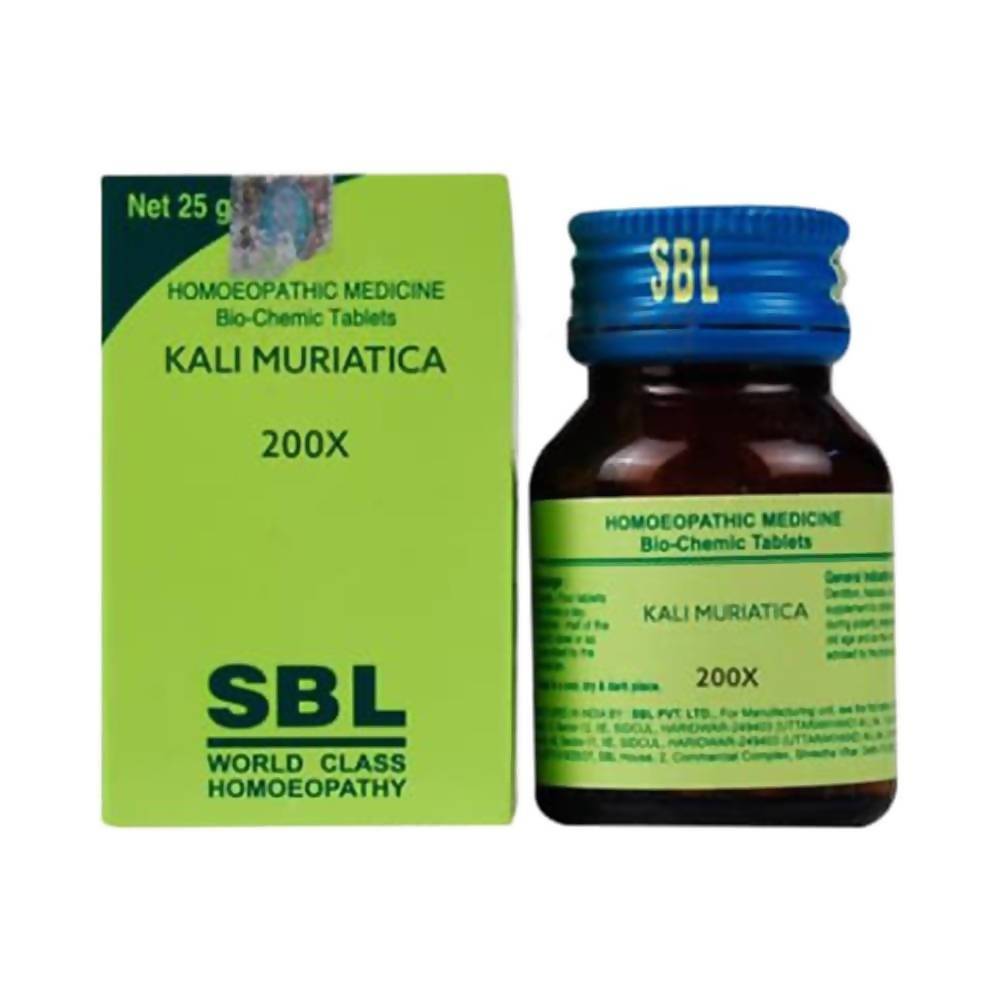 SBL Homeopathy Kali Muriaticum Biochemic Tablets | Grocsy