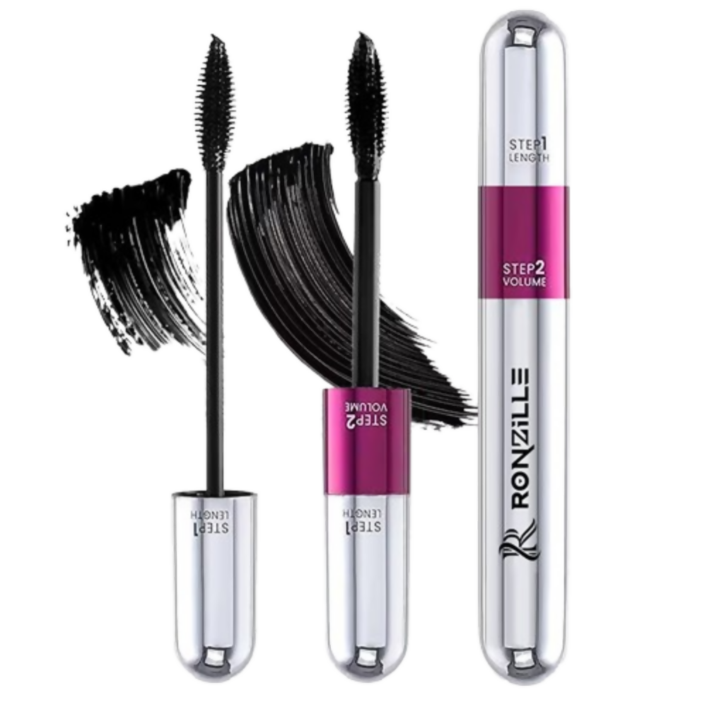 Ronzille Waterproof And Smudgeproof Two In One Mascara | Grocsy