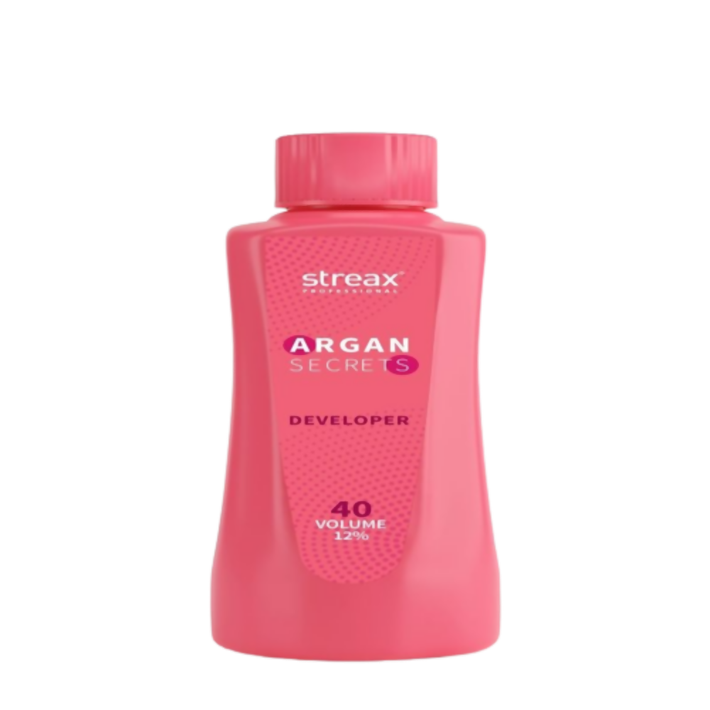 Streax Professional Developer for Argan Secrets Colourant - 40 Volume 12% | Grocsy