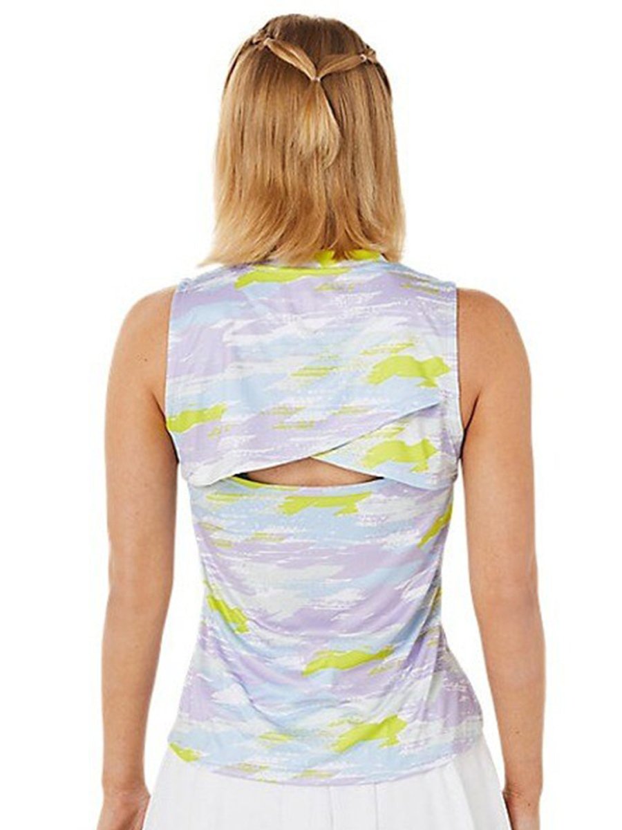ASICS Match Graphic SS Printed V-Neck T-Shirt | Grocsy