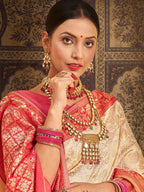 Saree Mall Woven Design Zari Kanjeevaram Traditional Sarees | Grocsy