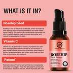 Nuerma Science Rosehip Face Serum | Hydrates, Reduces Scars & Corrects Fine Lines | Grocsy