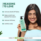 Plum Tea Tree Dandruff Control Shampoo, Paraben-Free with Piroctone Olamine | Grocsy