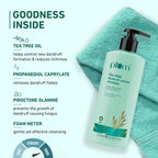 Plum Tea Tree Dandruff Control Shampoo, Paraben-Free with Piroctone Olamine | Grocsy