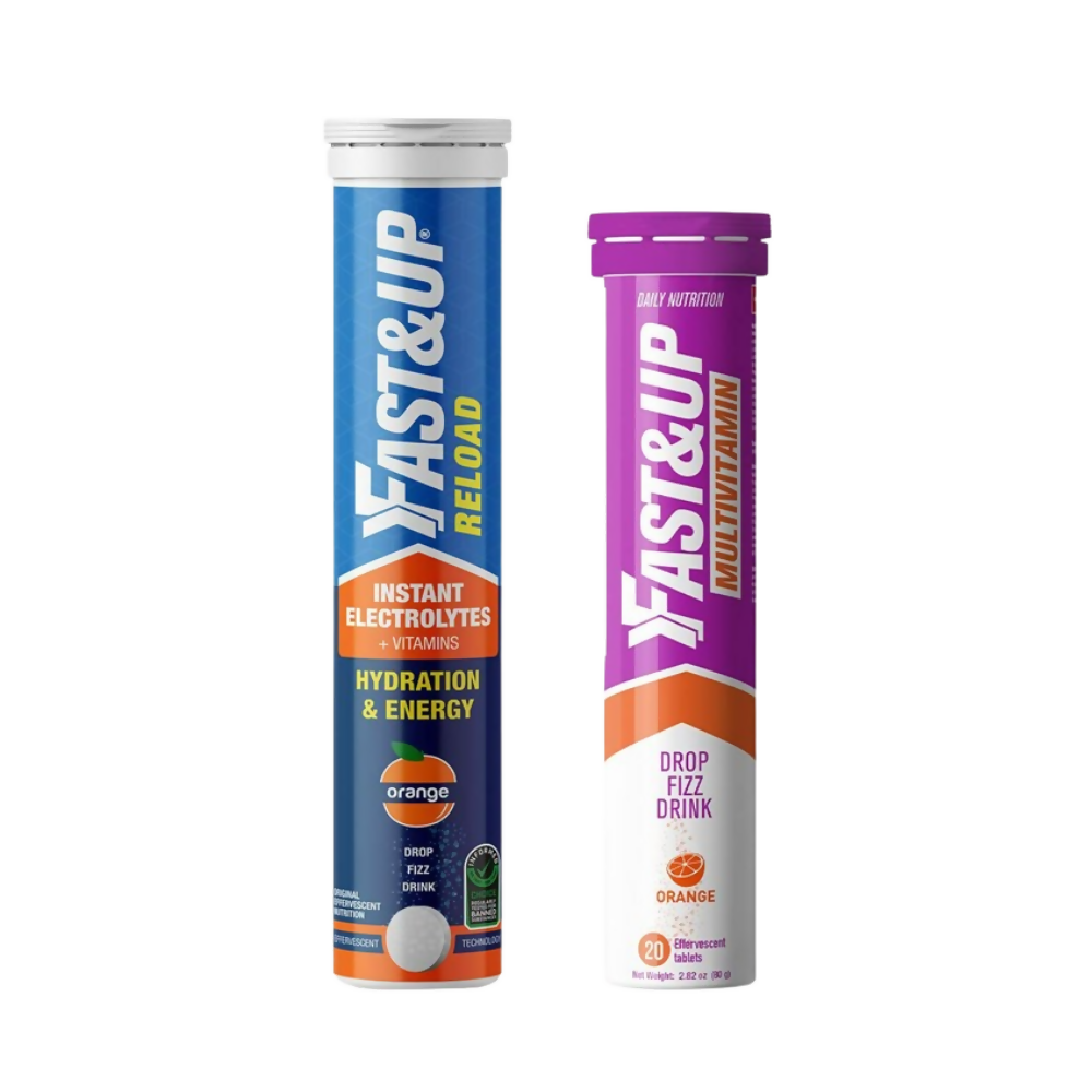 Fast&Up Vitalize - Immunity Essential Multivitamin & Reload Electrolyte Energy Tablets | Grocsy
