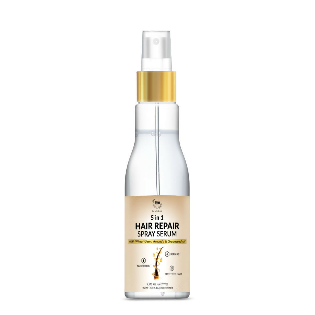 The Natural Wash 5 In 1 Hair Spray Serum With Wheat Germ Oil | Grocsy