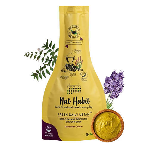 Nat Habit Lavender Charm Fresh Daily Ubtan | Grocsy