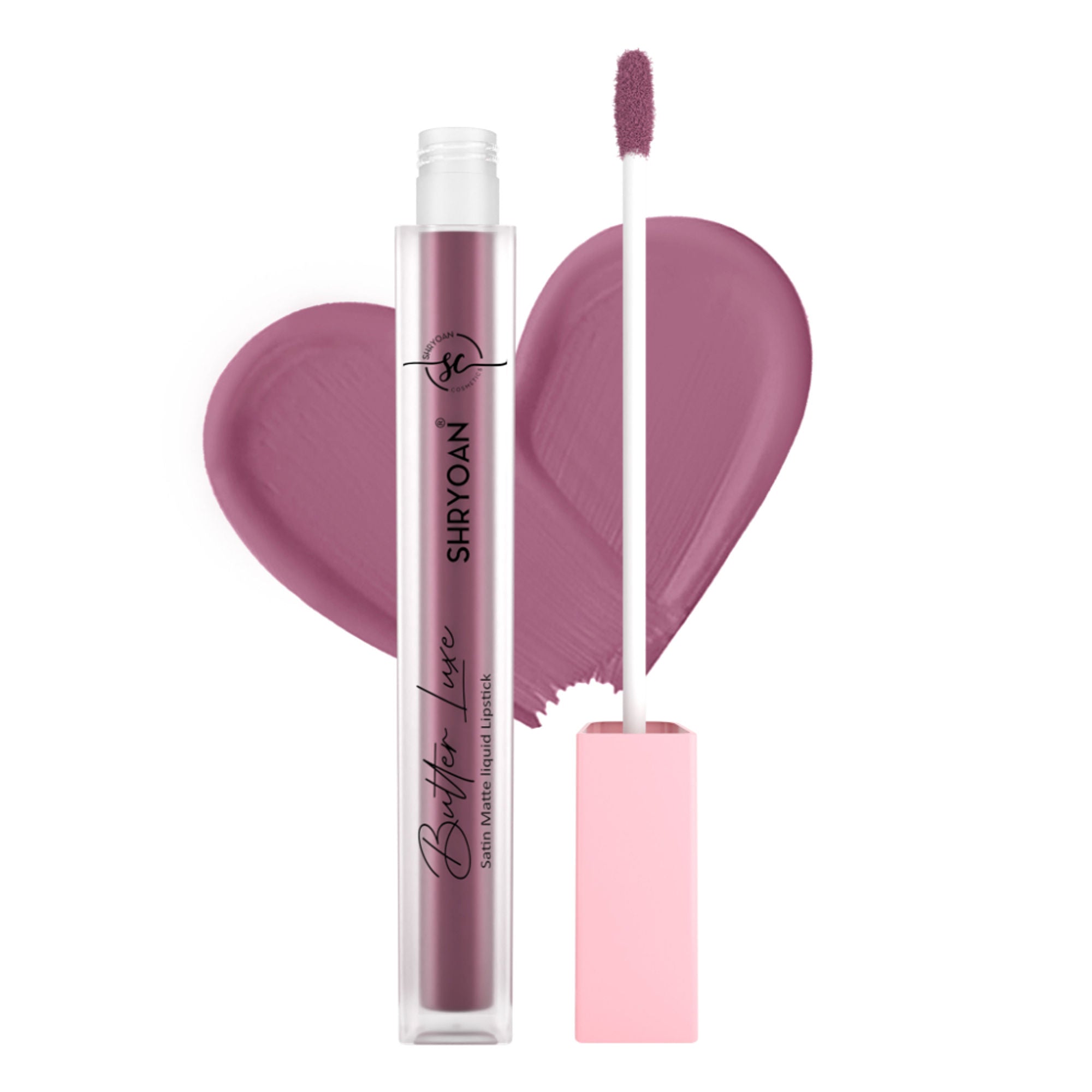 Shryoan Butter Luxe Satin Matte Liquid Lipstick - Dusty Rose 02 | Grocsy
