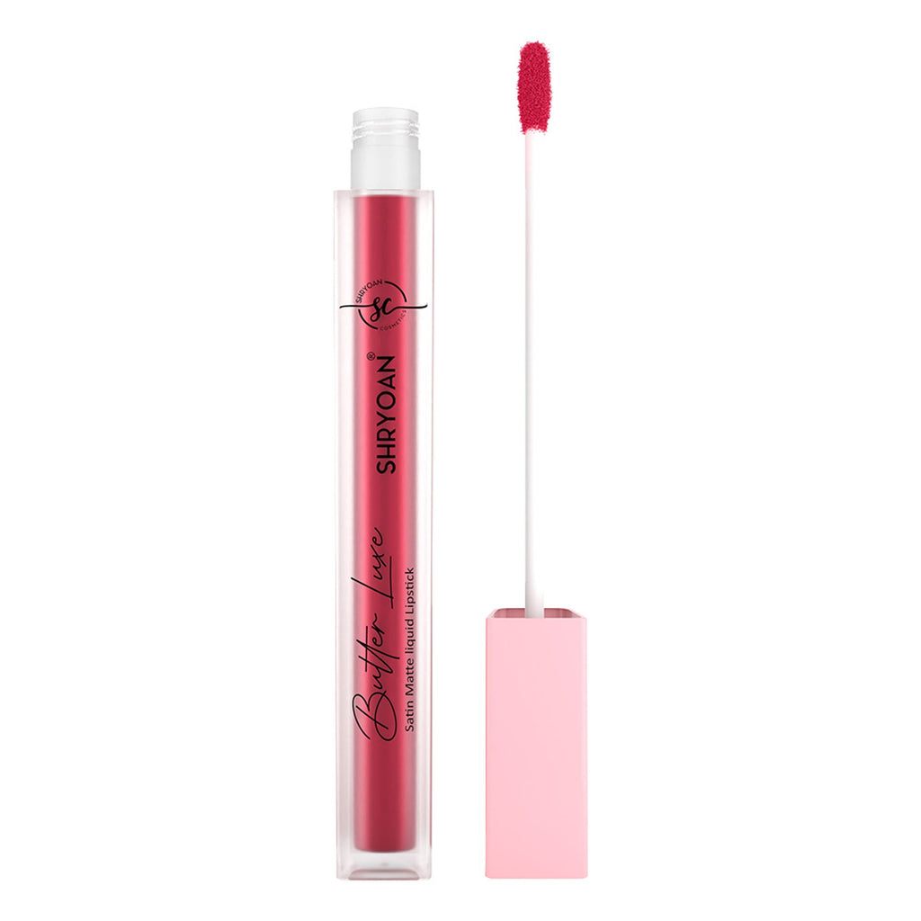 Shryoan Butter Luxe Satin Matte Liquid Lipstick - Pookie 03 | Grocsy