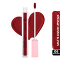 Shryoan Butter Luxe Satin Matte Liquid Lipstick - Red Moment 06 | Grocsy