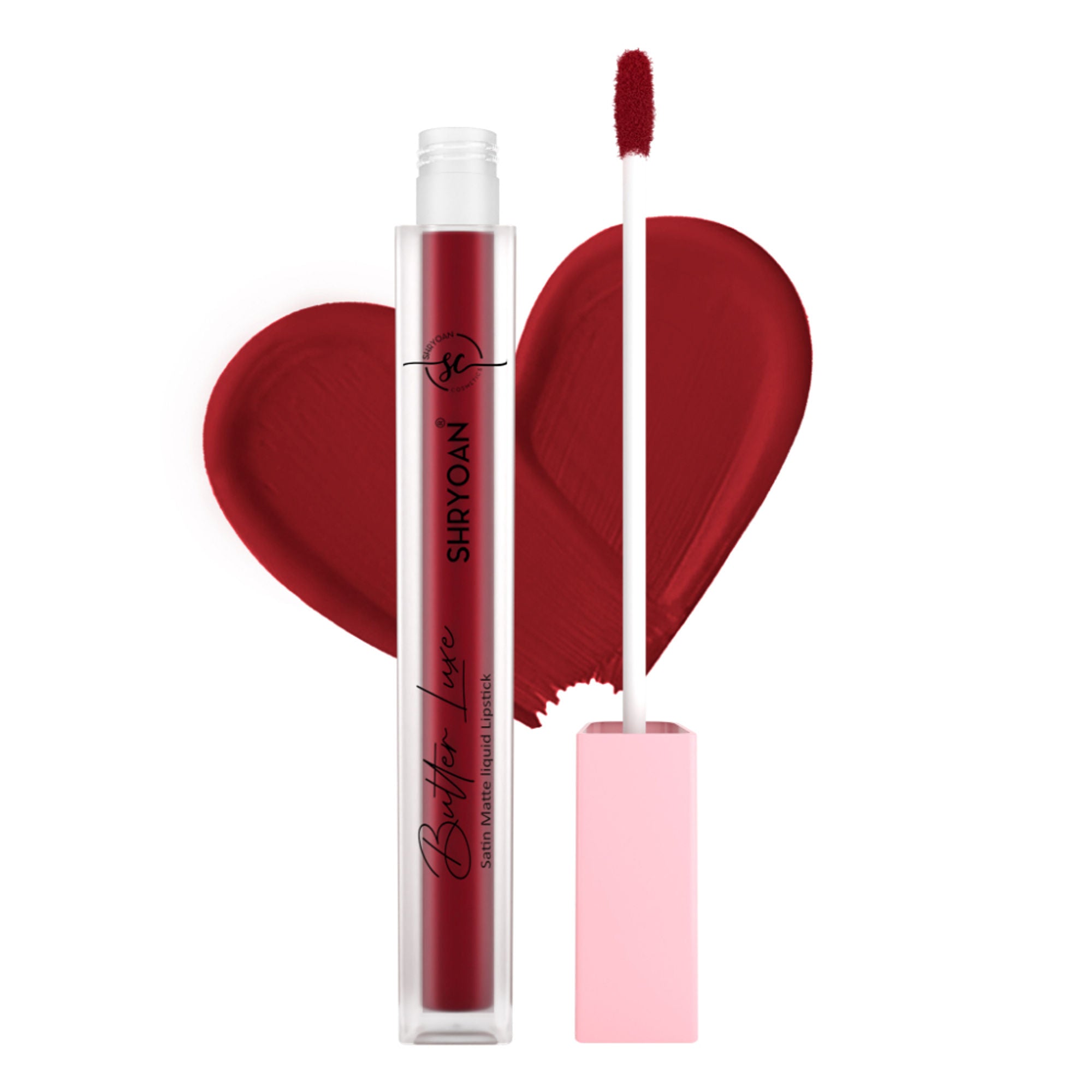 Shryoan Butter Luxe Satin Matte Liquid Lipstick - Red Moment 06 | Grocsy