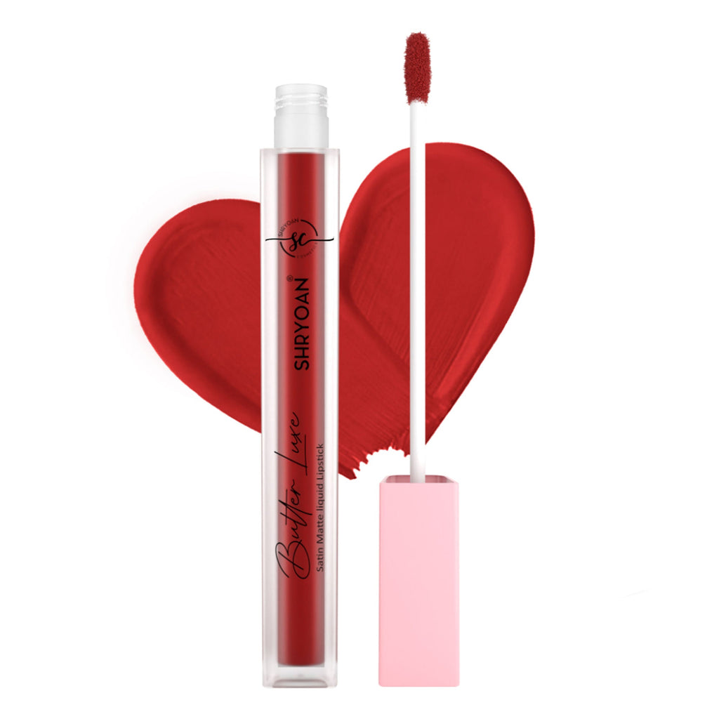 Shryoan Butter Luxe Satin Matte Liquid Lipstick - Lost Cherry 16 | Grocsy
