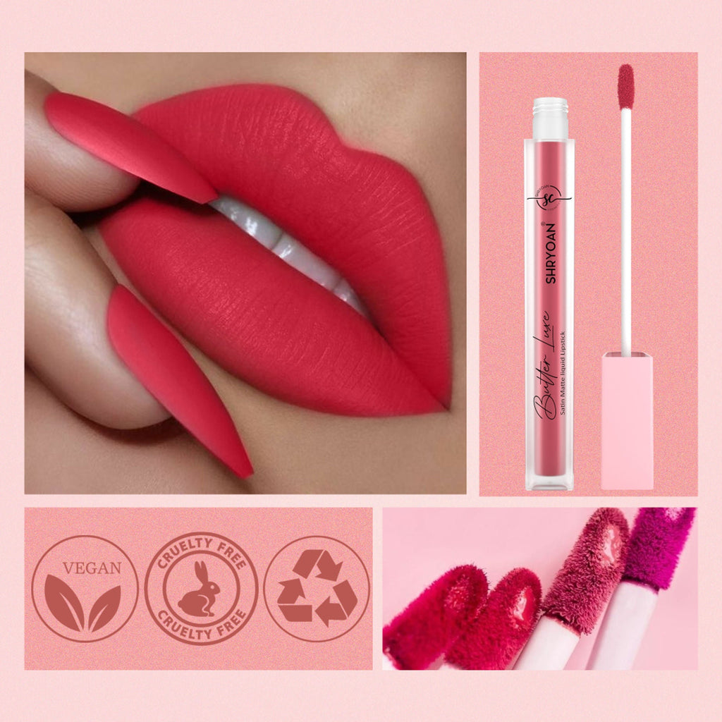 Shryoan Butter Luxe Satin Matte Liquid Lipstick - Go Grape 17 | Grocsy