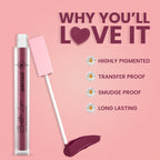 Shryoan Butter Luxe Satin Matte Liquid Lipstick - Go Grape 17 | Grocsy