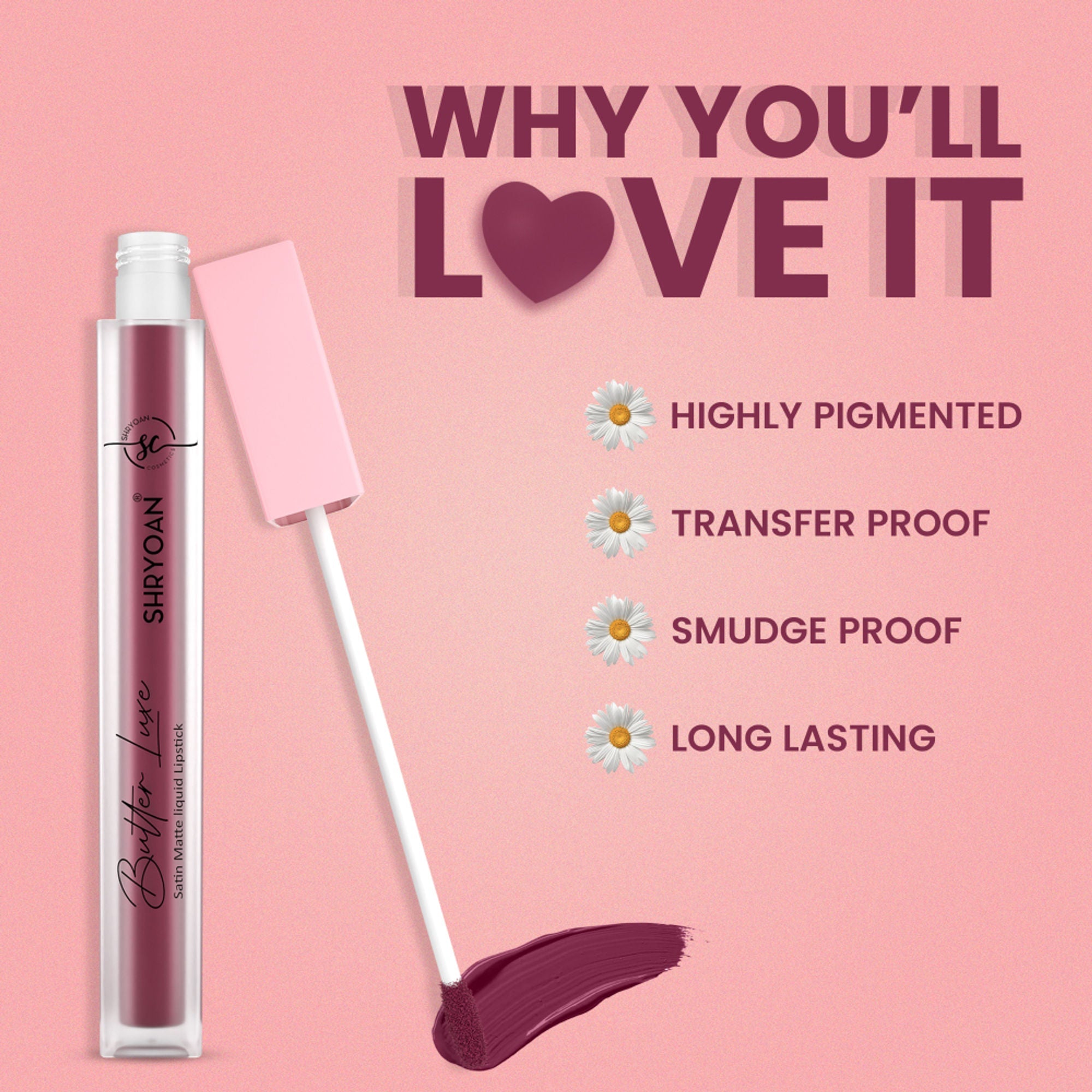 Shryoan Butter Luxe Satin Matte Liquid Lipstick - Spiked Rum 18 | Grocsy