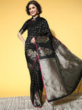 Saree Mall Ethnic Motifs Saree with Solid Border | Grocsy