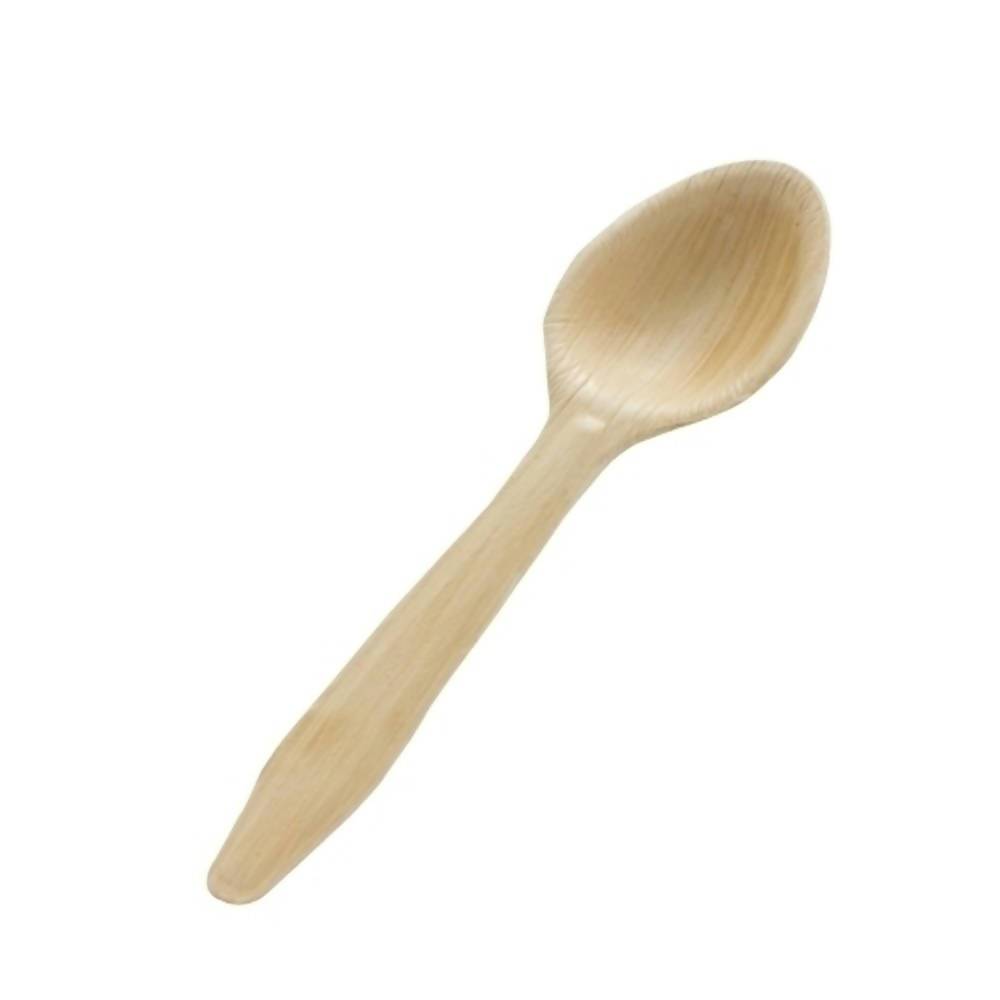 Eco Friendly Areca Leaf 14cm Spoons | Grocsy