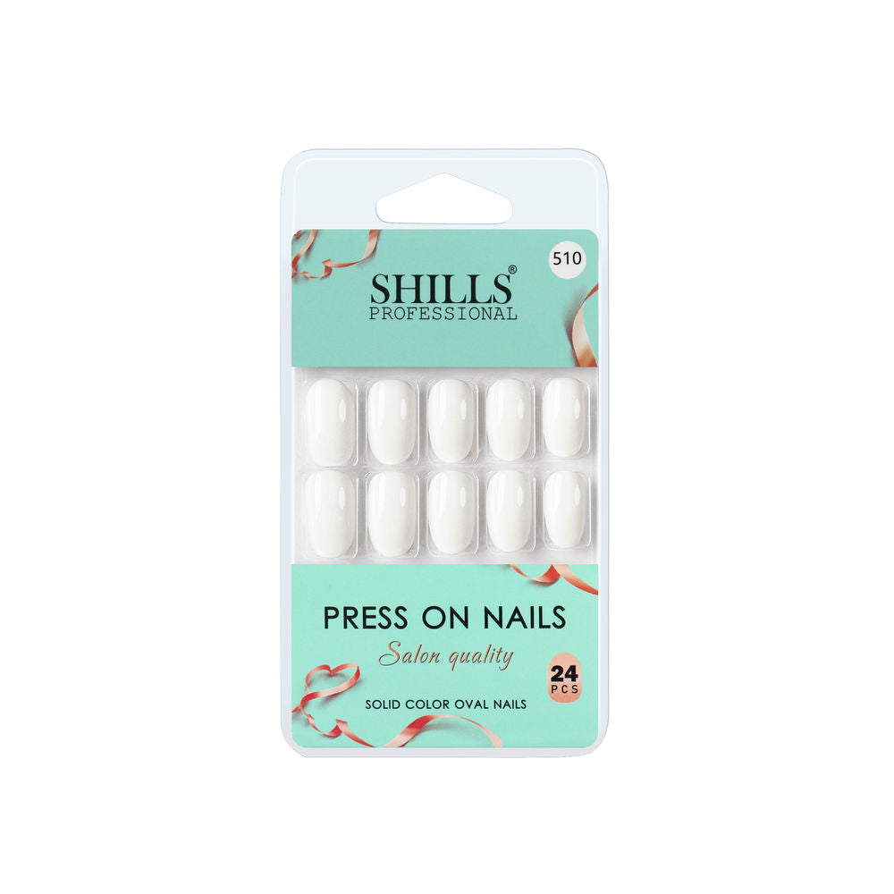 Shills Professional Reusable Press On Nails Oval - SPN510 | Grocsy