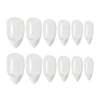 Shills Professional Reusable Press On Nails French Almond - SPN734 | Grocsy