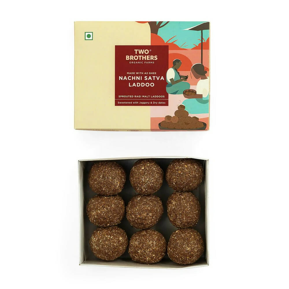 Two Brothers Organic Farms Nachni Satva Laddoo | Grocsy