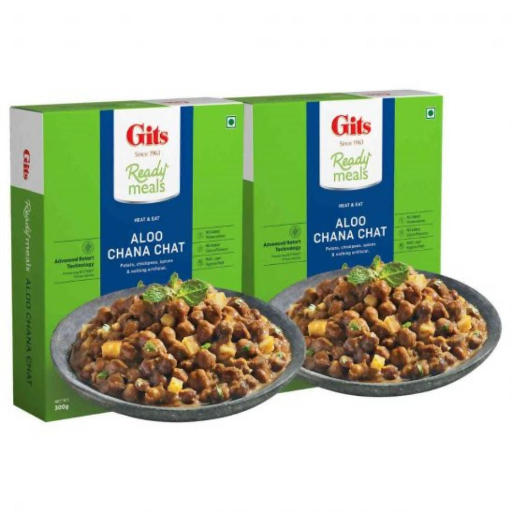 Gits Ready Meals Heat & Eat Aloo Chana Chat | Grocsy