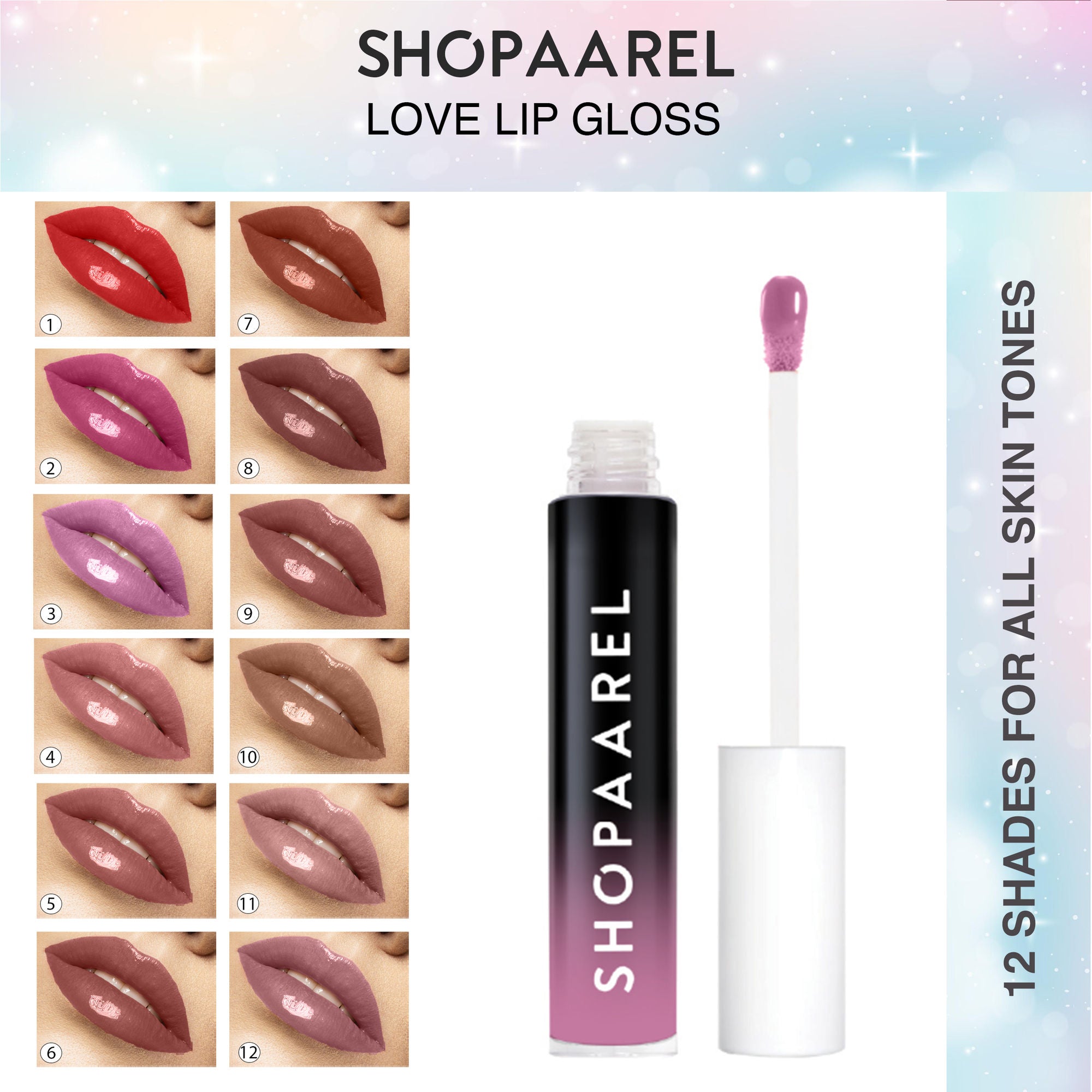 Shopaarel Gloss Love Lip Gloss - SPL03 | Grocsy