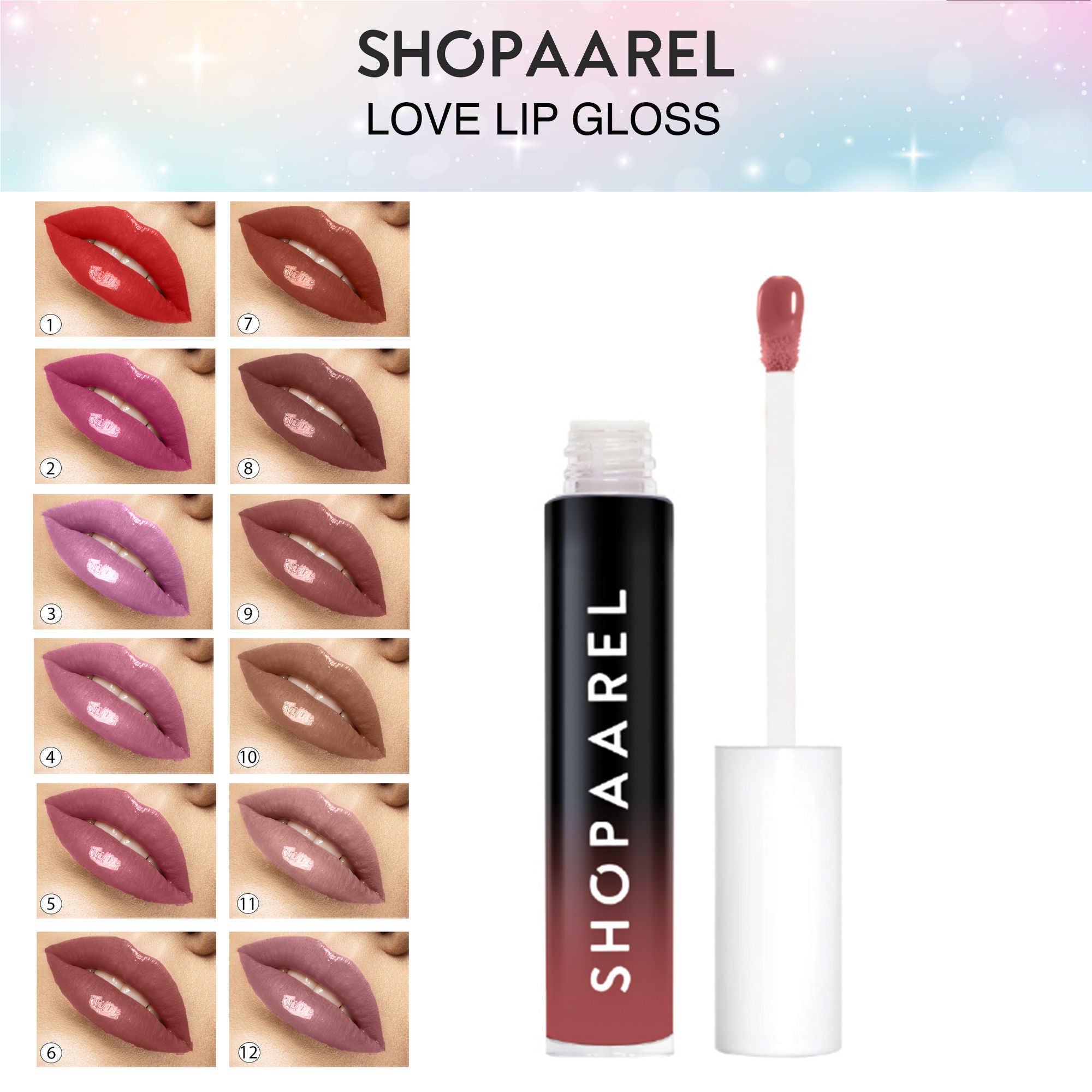Shopaarel Gloss Love Lip Gloss - SPL06 | Grocsy