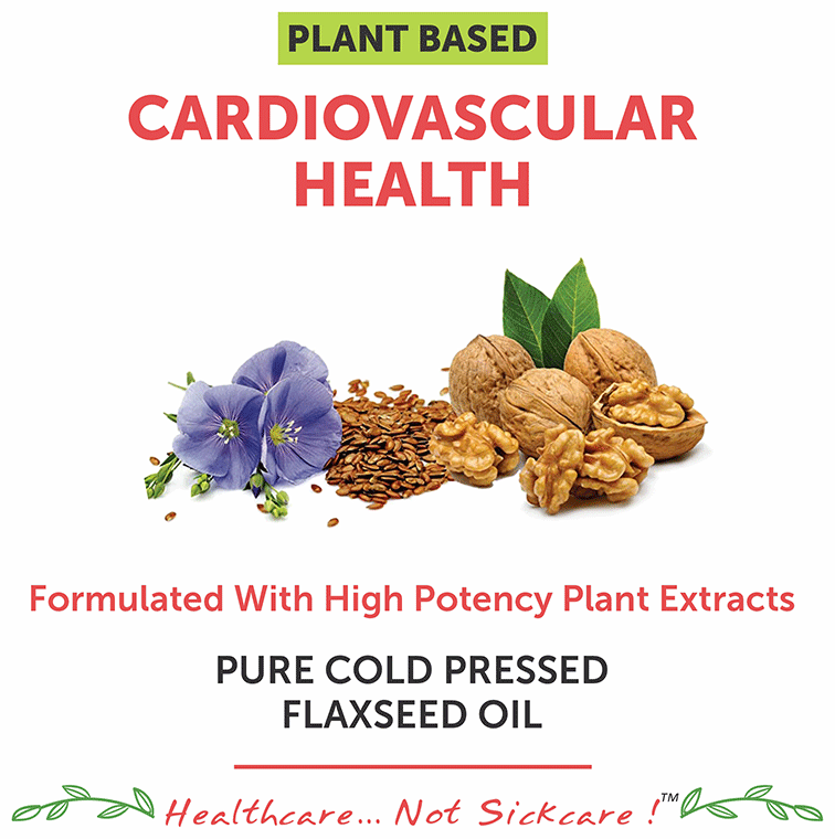 Bliss Welness Flaxseed Oil High Potency Omega-3 Softgel Capsule | Grocsy