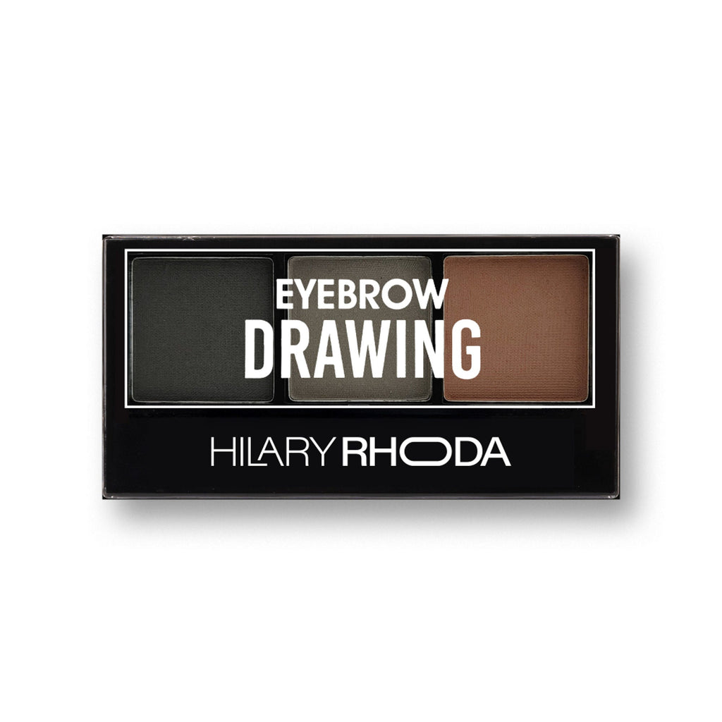 Hilary Rhoda Drawing Eyebrow Palette With 3 Natural Shades - 01 | Grocsy