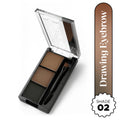 Hilary Rhoda Drawing Eyebrow Palette With 3 Natural Shades - 02 | Grocsy
