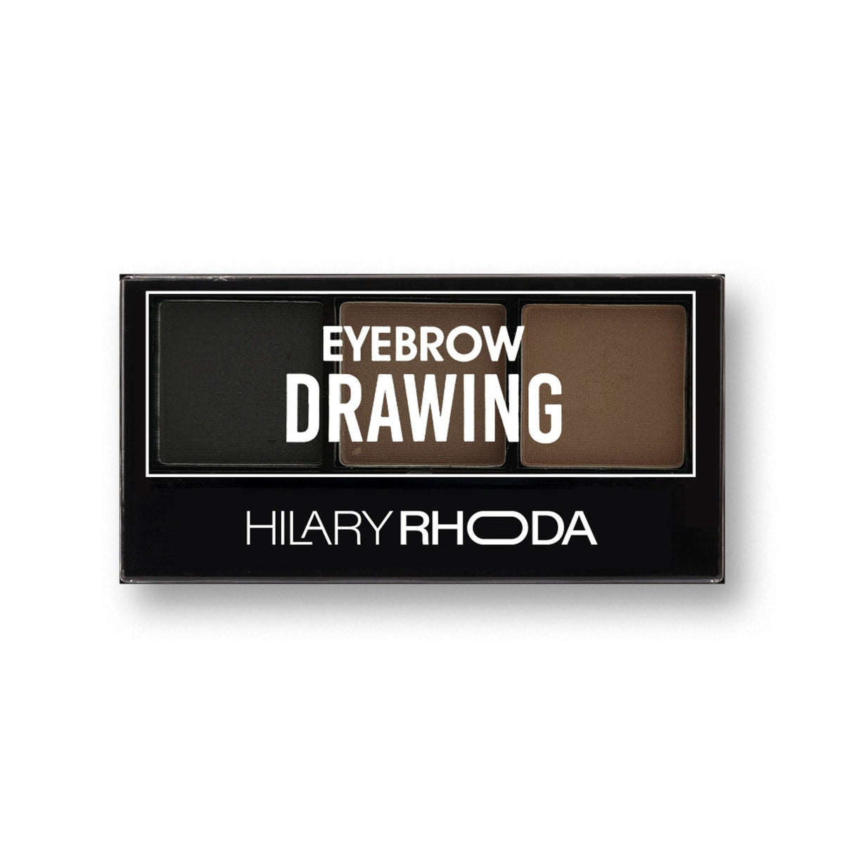 Hilary Rhoda Drawing Eyebrow Palette With 3 Natural Shades - 02 | Grocsy