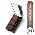 Hilary Rhoda Drawing Eyebrow Palette With 3 Natural Shades - 03 | Grocsy