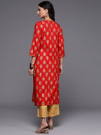 Indo Era Ethnic Motifs Printed Kurta | Grocsy