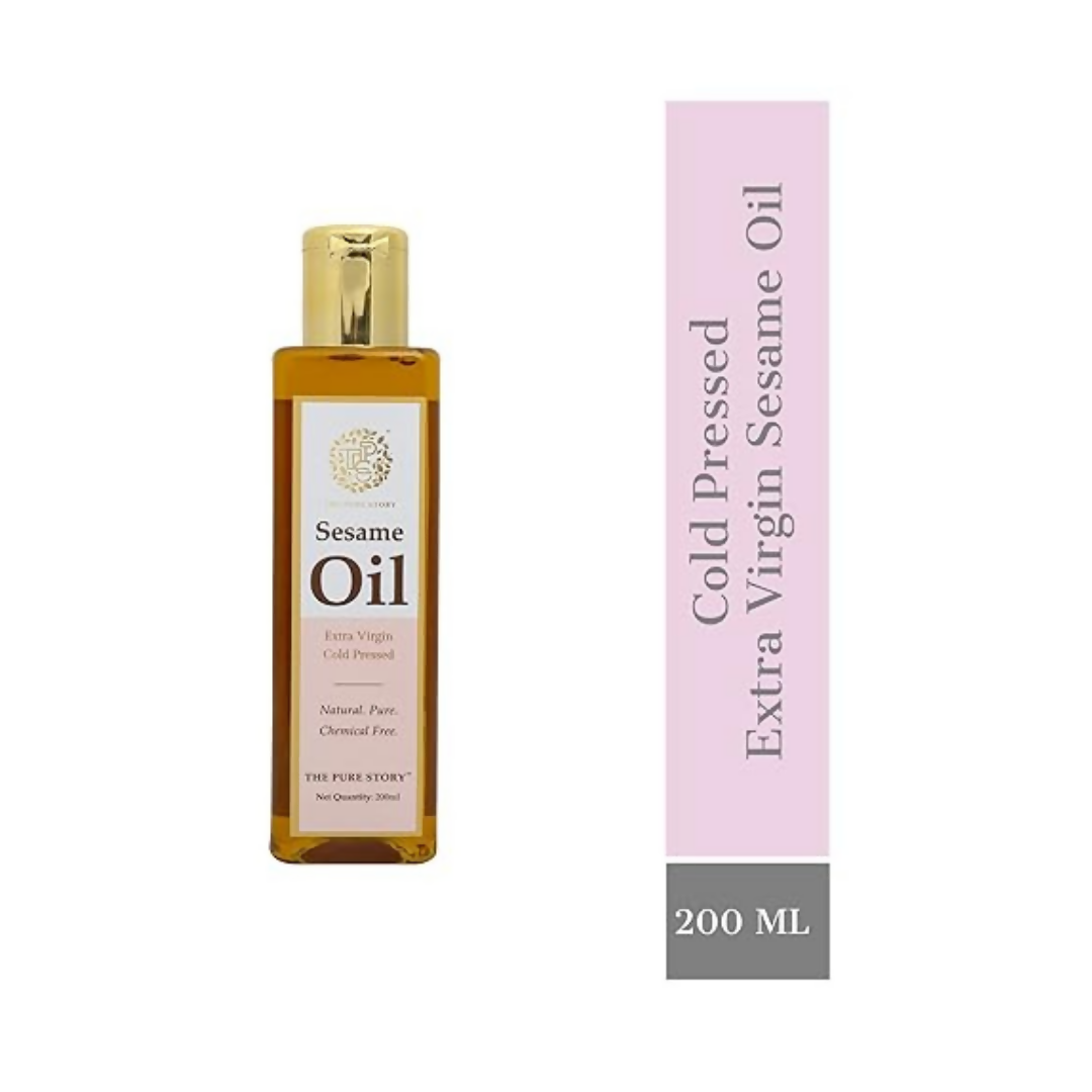 The Pure Story Natural Cold Pressed Oil for Hair & Skin with Seasame | Grocsy