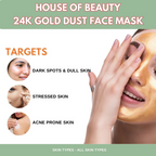 House of Beauty 24K Gold Dust Face Mask | Grocsy